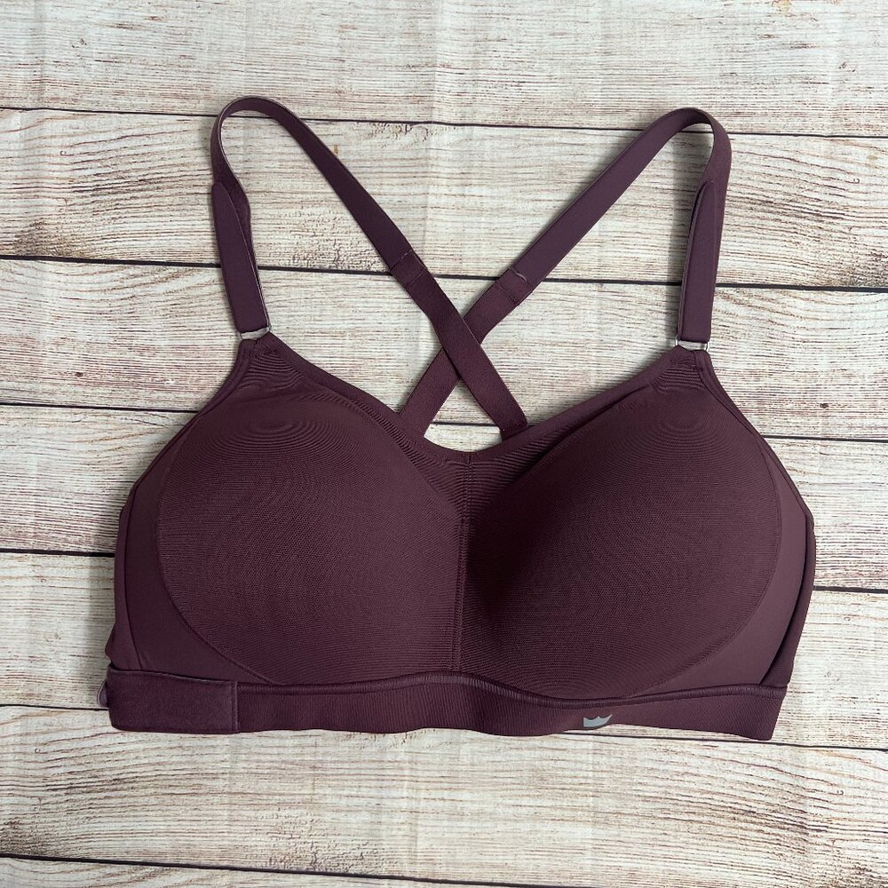 Shefit Luxe Sports Bra - Burgundy/Mauve - Size 1Luxe